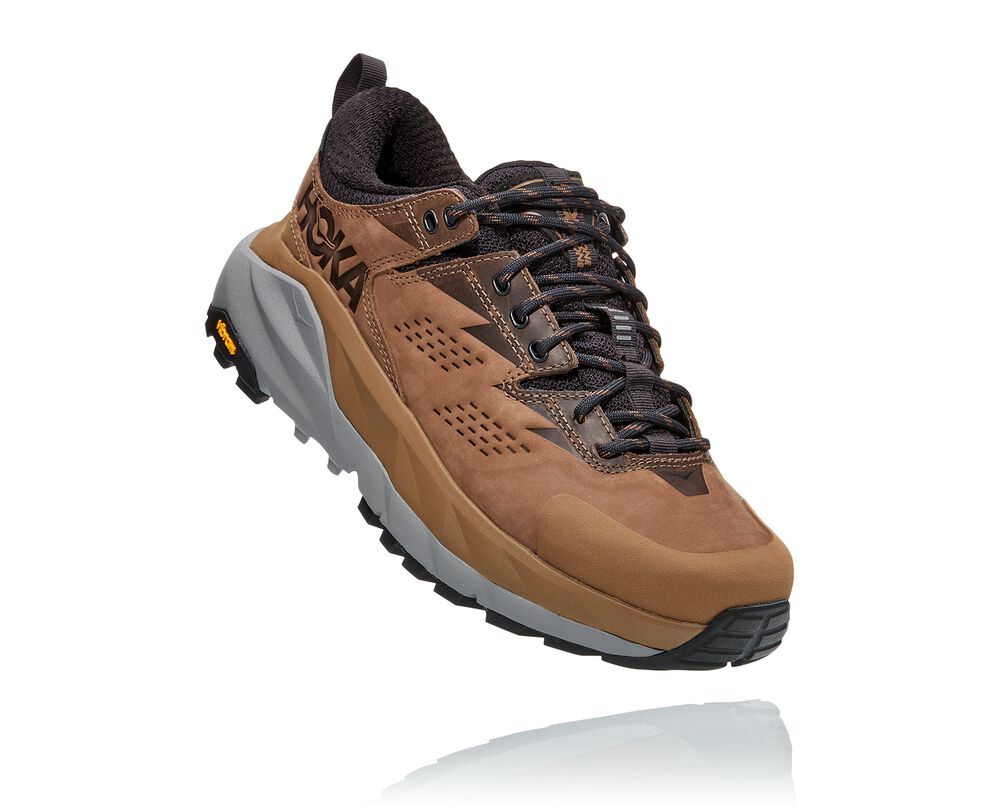 Hoka One One Kaha Low GORE-TEX Terränglöparskor Dam Bruna/Svarta - SE-3240618